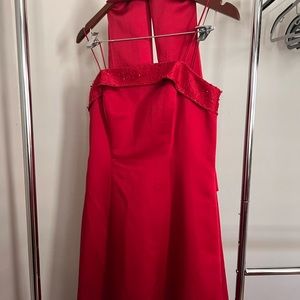 Red Bridesmaid Dress